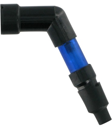 SPARK PLUG CAP-120DEG BLU
