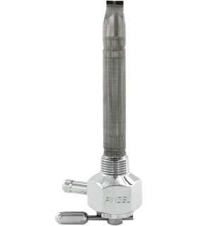 CHROME 90 PETCOCK 3/8 NPT