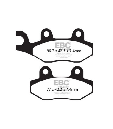BRAKE PAD CARBON TT DIRT