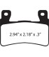 BRAKE PAD SINTERED HH