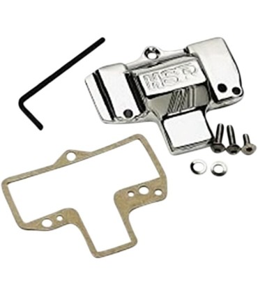 CHROME COVER MIKUNI LOGO