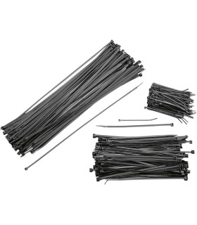CABLE TIE 100PK 4 BLK