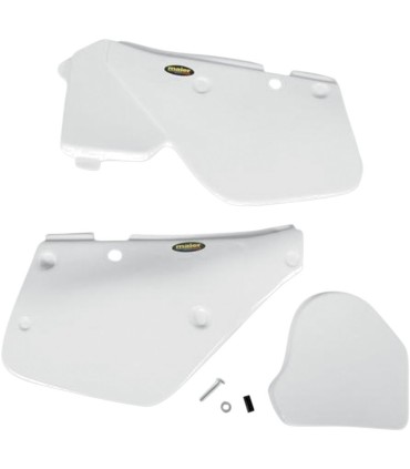 SIDEPLATES YZ125 86-7 WHT
