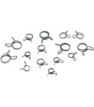 MS WIRE CLAMPS 150PK ASST
