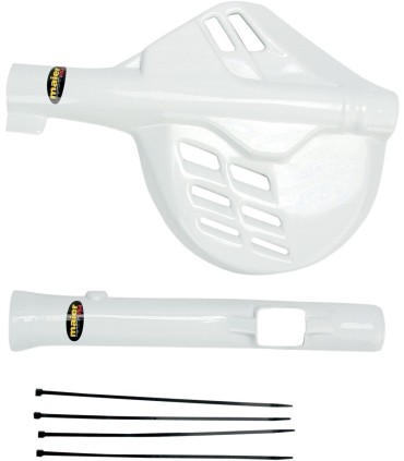 FORK/DISC GUARD CR/XR WHT