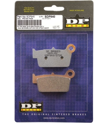 BRAKE PAD SDP YZF 03 MX REAR
