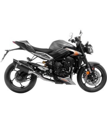 EXHAUST LV-14 TRIUMPH 766 BLK