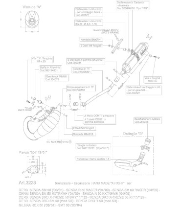 EXHAUST X-FIGHT DERBI SENDA 50