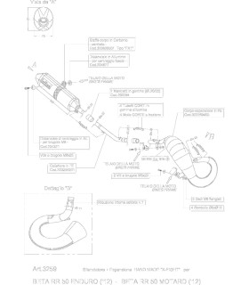 EXHAUST X-FIGHT BETA RR 50 EN 