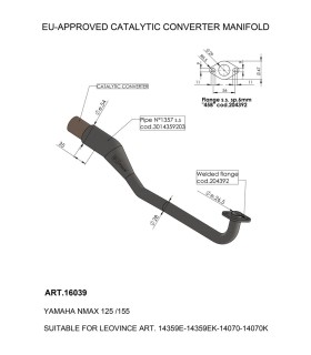CAT CONV MANIFOLD YAM