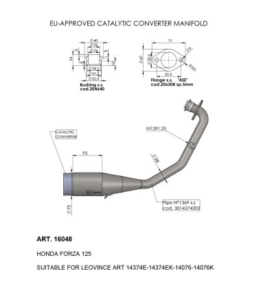 CAT CONV MANIFOLD HONDA
