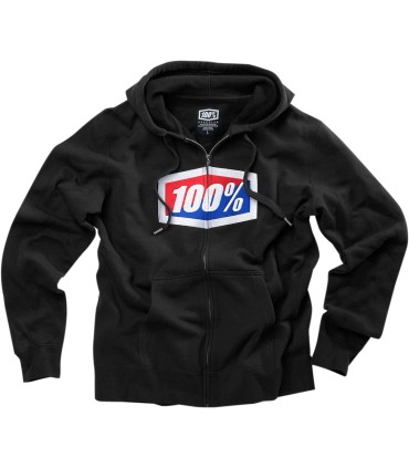 FLEECE ZIP OFFICIAL BK XL