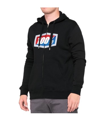 FLEECE ZIP OFFICIAL BK 2X