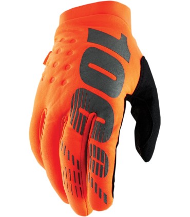 GLOVE YTH BRISK OR/BK MD