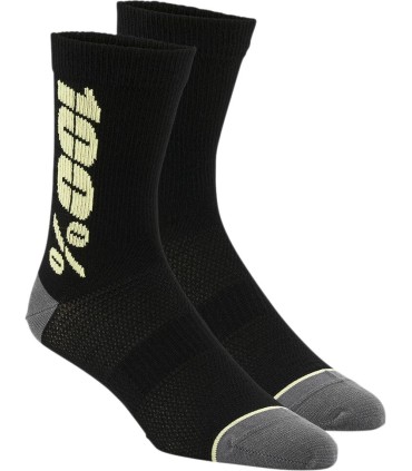 SOCK RYTHYM BK/YL S/M