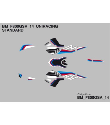 DECAL KIT BMW F800GS ADV