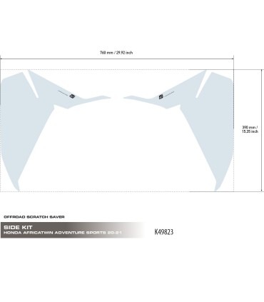 SCRATCH SAVER SIDE AFRICA TWIN