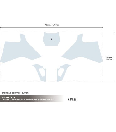 SCRATCH SAVER TANK AFRICA TWIN