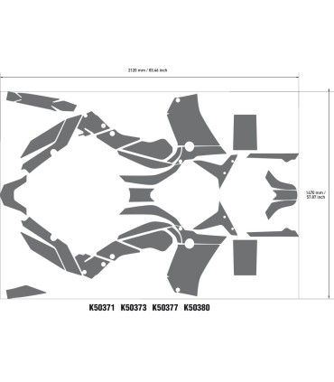 DECAL KIT TENERE 700 60TH WT