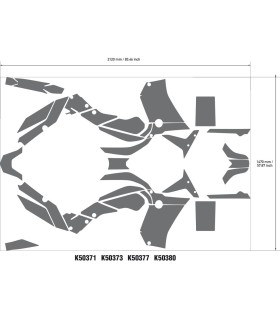 DECAL KIT TENERE 700 60TH BK