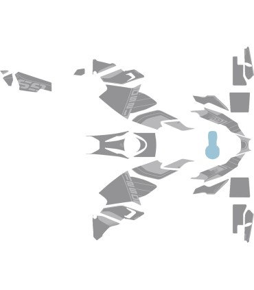 DECAL KIT R1250GS 40TH BL