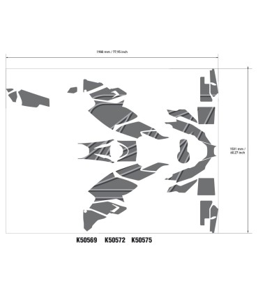 DECAL KIT R1250GS 40TH GY