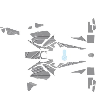 DECAL KIT R1250GS ADV 40TH BL