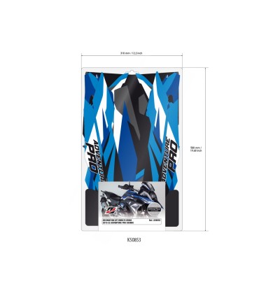 DECAL KIT R1250GS ADV BLUE