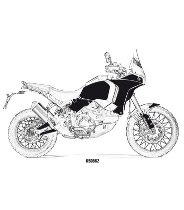 DECAL KIT DESERTX WHITE