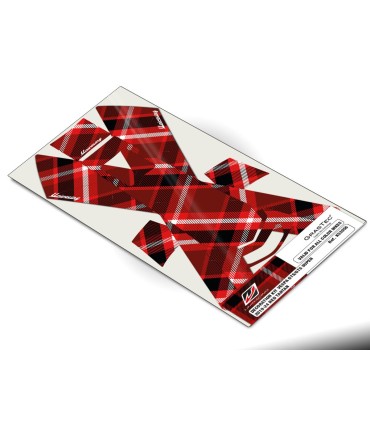 DECAL KIT VESPA GTS RED