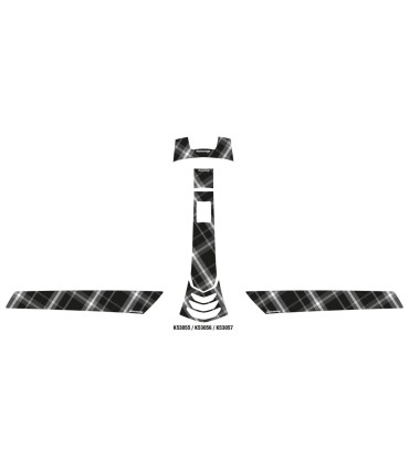 DECAL KIT VESPA GTS GREY