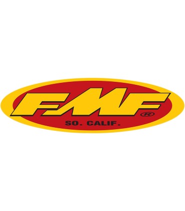 FMF 23 OVAL STKR(YEL/RD)