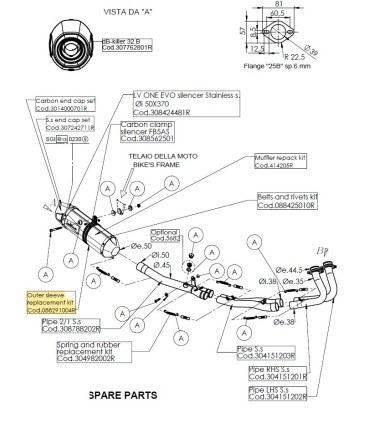 OUTER SLEEVE LV ONE EVO