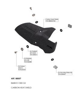 HEAT SHIELD BMW R 1300 GS/ADV 