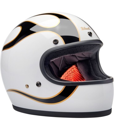 HELMET GRINGO W/B FLAM LG