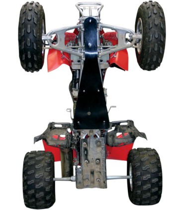 PLATES SKID TRX450R BK