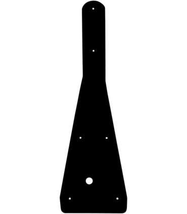 PLATES SKID TRX450R BK