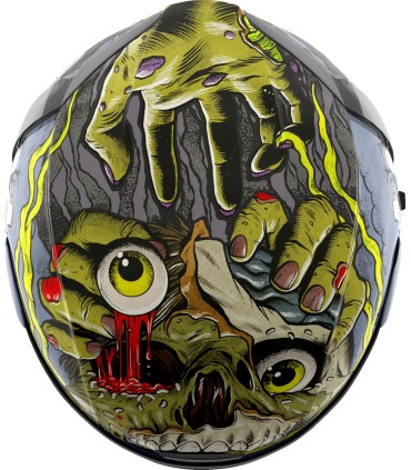 HELMET AFRM DEAD SERIOUS BK SM