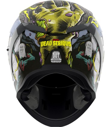 HELMET AFRM DEAD SERIOUS BK SM