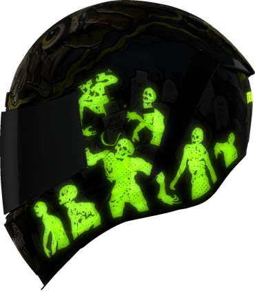 HELMET AFRM DEAD SERIOUS BK SM