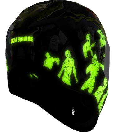 HELMET AFRM DEAD SERIOUS BK SM