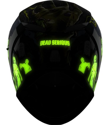 HELMET AFRM DEAD SERIOUS BK SM