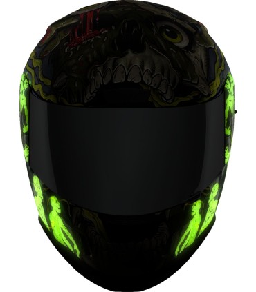 HELMET AFRM DEAD SERIOUS BK SM
