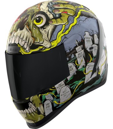 HELMET AFRM DEAD SERIOUS BK SM