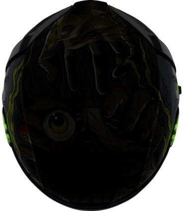 HELMET AFRM DEAD SERIOUS BK SM