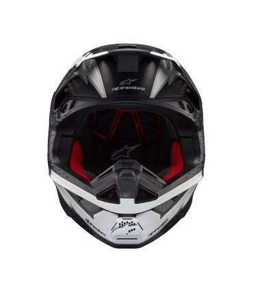 HELMET SM10 AMP BLK/WT S