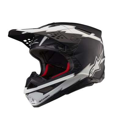 HELMET SM10 AMP BLK/WT M