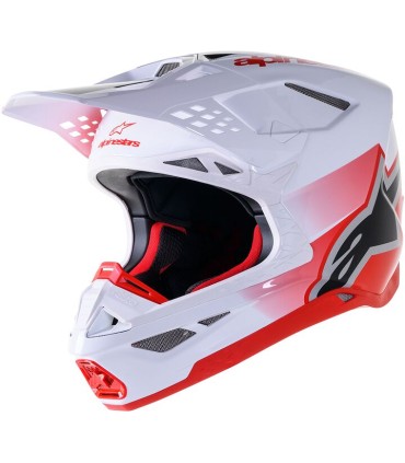 HELMET SM10 UNIT RD/WT M