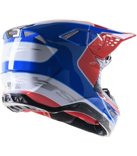 HELMET SM10 AEON RD/BL L