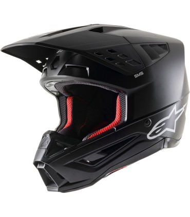 HELMET SM5 SOLID BLACK XL